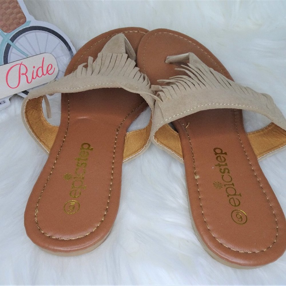 EPICSTEP Moccasin Sandals Shoes 6